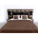 Покрывало стеганое элипс Barkhat 146 коричневое 220x240 см