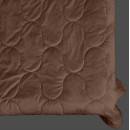 Покрывало стеганое элипс Barkhat 146 коричневое 220x240 см