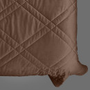 Покрывало стеганое мозаика Barkhat 146 коричневое 150x220 см