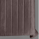 Покрывало стеганое полоса Barkhat 212 темно-коричневое 200x220 см