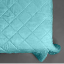 Покривало стьогане ромб Sparta 45 бірюзовий 220х220 см