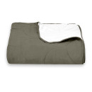 Покрывало стеганое черепица Sparta 38 коричневое 240х260 см