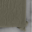 Покрывало стеганое черепица Sparta 38 коричневое 240х260 см