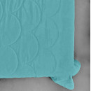 Покривало стьогане черепиця Sparta 45 бірюзовий 200x220 см