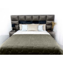 Покривало стьогане еліпс Sparta 38 коричневе 220х240 см