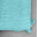 Покривало стьогане еліпс Sparta 45 бірюзовий 150х220 см