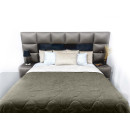 Покрывало стеганое волна Sparta 38 коричневое 220х240 см