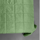 Покривало стьогане квадрат Sparta 41 смарагдове 240х260 см