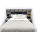 Покрывало стеганое лабиринт Sparta 09 светло-серое 220х240 см