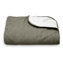 Покрывало стеганое лабиринт Sparta 38 коричневое 220х220 см