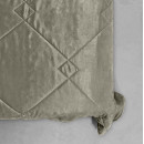 Покрывало стеганое лабиринт Sparta 38 коричневое 220х220 см