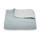 Покривало стьогане мозаїка Sparta 15 блакитно-сіре 220х240 см