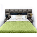 Покрывало стеганое мозаика Sparta 40 зеленое 240х260 см