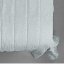 Покрывало стеганое полоса Sparta 16 серое 220х240 см