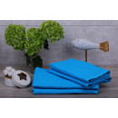 Банное полотенце 9901 вафельное 70х130 см бирюзовое 1075