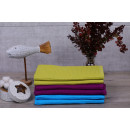 Банное полотенце 9901 вафельное 70х130 см бирюзовое 1075