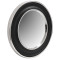 Настенное зеркало Round 525 Silver/Black Ø 45 cm