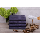 Полотенце для лица 1113 махровое 50х100 см (бордюр CHESS) темно-серый Gri 2