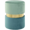 Пуф Credo T825 Mint/Gold/lLightpetrol