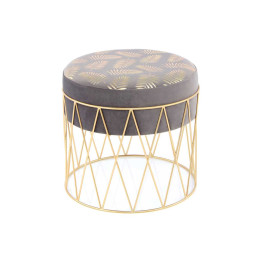 Табурет Mateo T225 Grey / Gold