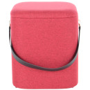 Набор пуфов Square T225/2 Red/Black