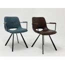 Стілець City TM625 / 2 Dark brown