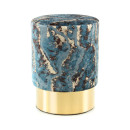 Пуф Caramel T325 Dark blue/Gold