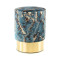 Пуф Caramel T325 Dark blue/Gold