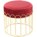 Табурет Drum T425 Bordeaux / Gold