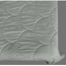 Покривало стьогане черепиця Barkhat 129 сріблясте 150x220 см