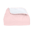 Покривало стьогане черепиця Barkhat 215 рожеве 220x220 см