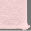 Покривало стьогане черепиця Barkhat 215 рожеве 220x220 см