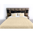 Покривало стьогане еліпс Barkhat 157 бежеве 240x240 см