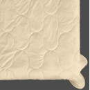 Покривало стьогане еліпс Barkhat 157 бежеве 240x240 см