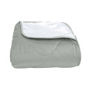 Покрывало стеганое волна Barkhat 129 серебряное 220x220 см