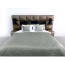 Покрывало стеганое волна Barkhat 129 серебряное 220x220 см