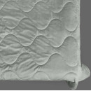 Покрывало стеганое волна Barkhat 129 серебряное 220x220 см