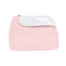 Покрывало стеганое квадрат Barkhat 215 розовое 130x240 см