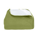 Покрывало стеганое лабиринт Barkhat 231 зеленое 130x240 см