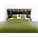 Покрывало стеганое лабиринт Barkhat 231 зеленое 130x240 см