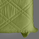 Покривало стьогане мозаїка Barkhat 231 зелене 150x220 см