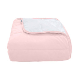 Покрывало стеганое полоса Barkhat 215 розовое 160x220 см