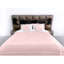 Покрывало стеганое полоса Barkhat 215 розовое 160x220 см