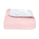 Покрывало стеганое ромб Barkhat 215 розовое 240x240 см