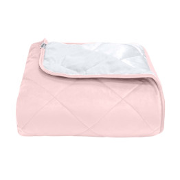 Покрывало стеганое ромб Barkhat 215 розовое 220x240 см