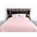 Покрывало стеганое ромб Barkhat 215 розовое 240x240 см