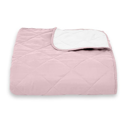 Покривало стьогане ромб Sparta 24 світло-рожеве 240х240 см