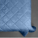 Покривало стьогане ромб Sparta 46 синій 220х240 см