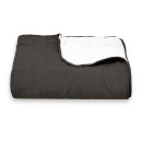 Покривало стьогане черепиця Sparta 39 темно-коричневе 220х220 см