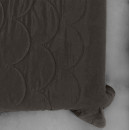 Покривало стьогане черепиця Sparta 39 темно-коричневе 220х220 см